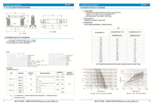 陜西變壓器上用高壓限流熔斷器